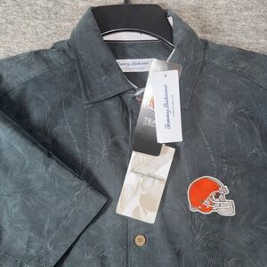 Cleveland Browns Tommy Bahama Island Zone Coconut Point Hawaiian Shirt Sz S NEW